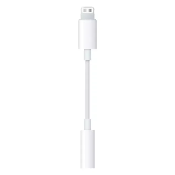 Apple Lightning to 3.5mm Headphone Jack Adapter - White